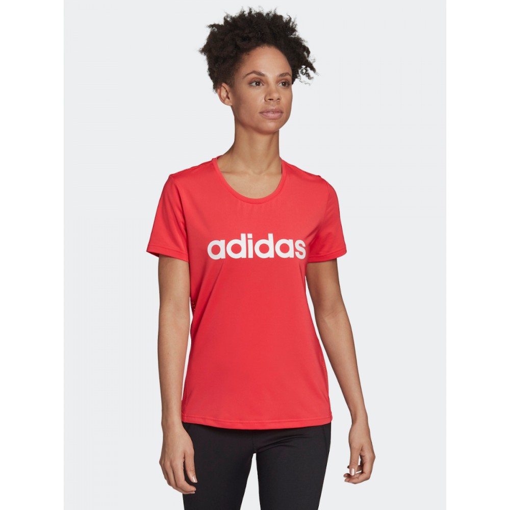 Koszulka Damska Adidas Oddychająca Treningowa Różowa
