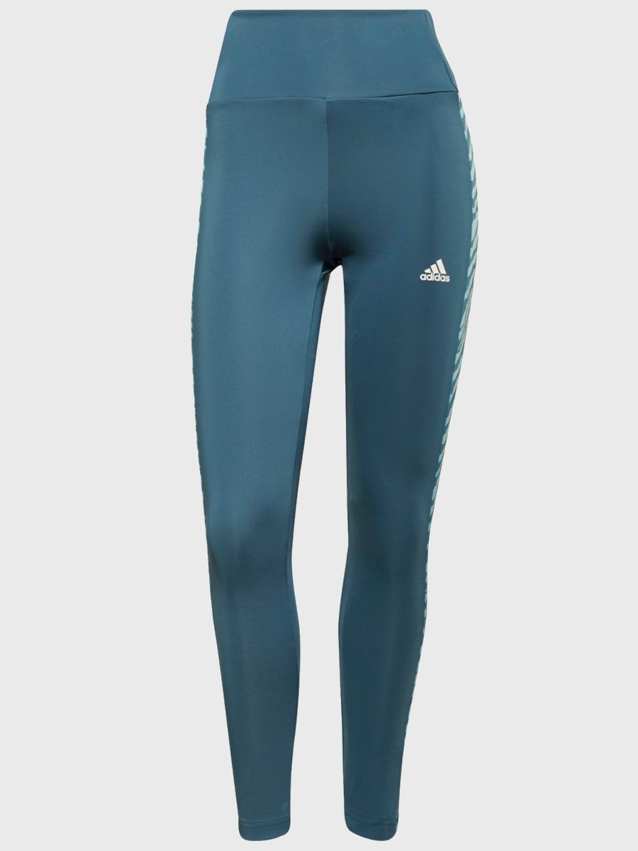 Legginsy Damskie Adidas 7/8 Stalowy Niebieski Rozmiar Ubrań
