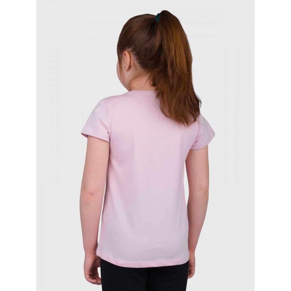 Koszulka Dziewczęca 4F T-Shirt Pudrowy Róż