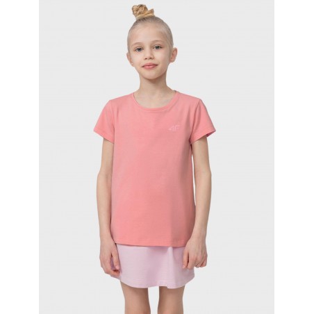 Koszulka Dziewczęca 4F T-Shirt Różowy