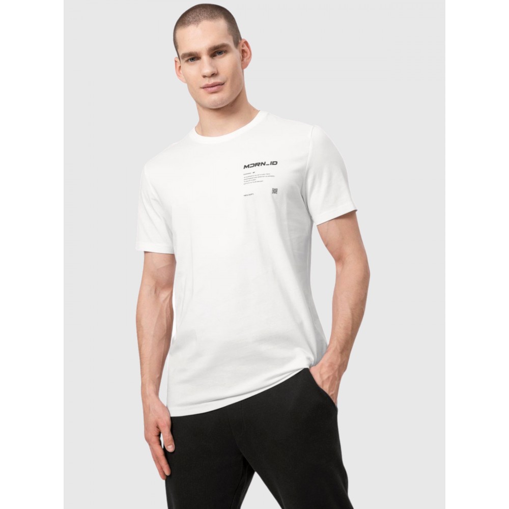 Męska Koszulka 4F T-Shirt Bawełniany Biały
