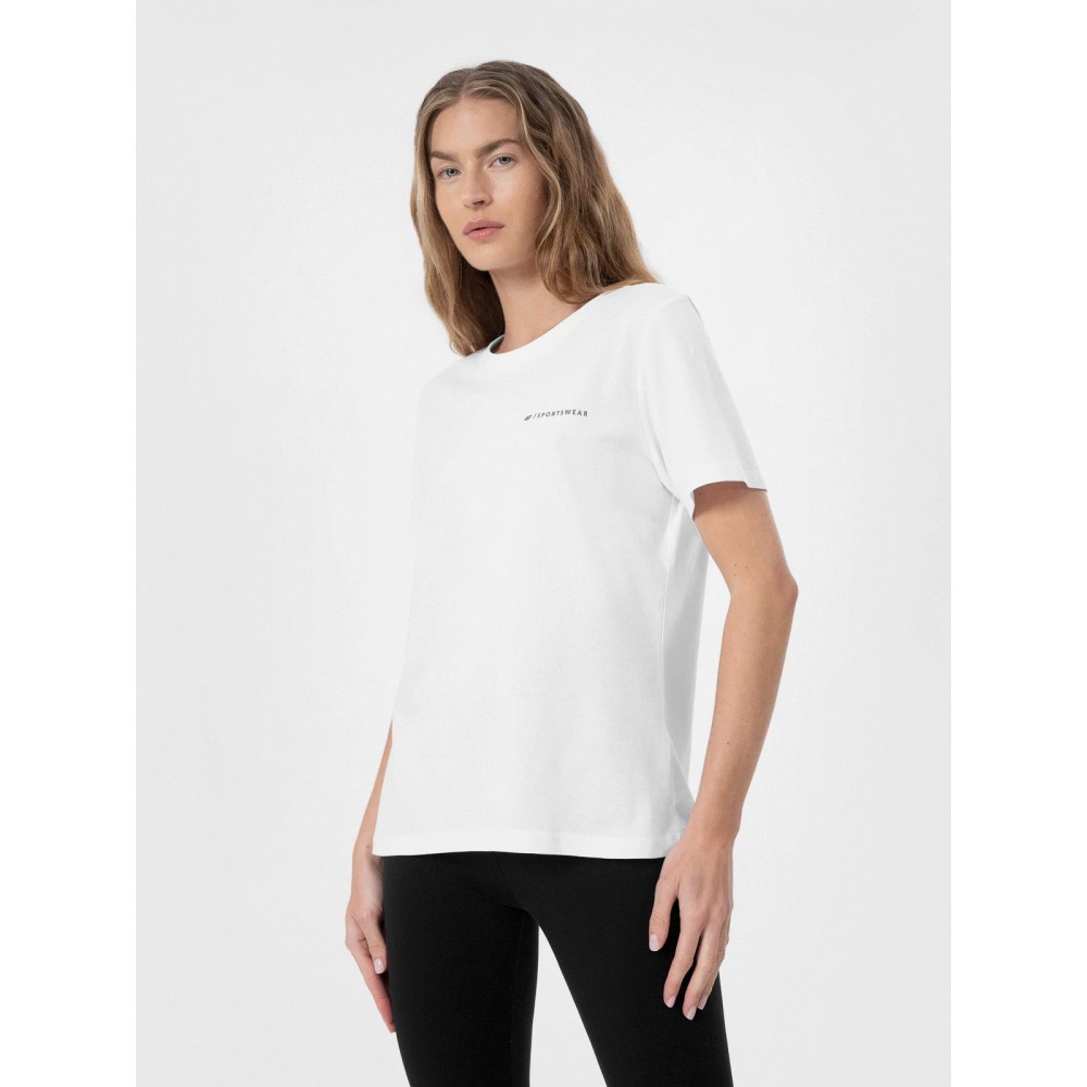 Koszulka Damska 4F T-Shirt Sportowy Biały