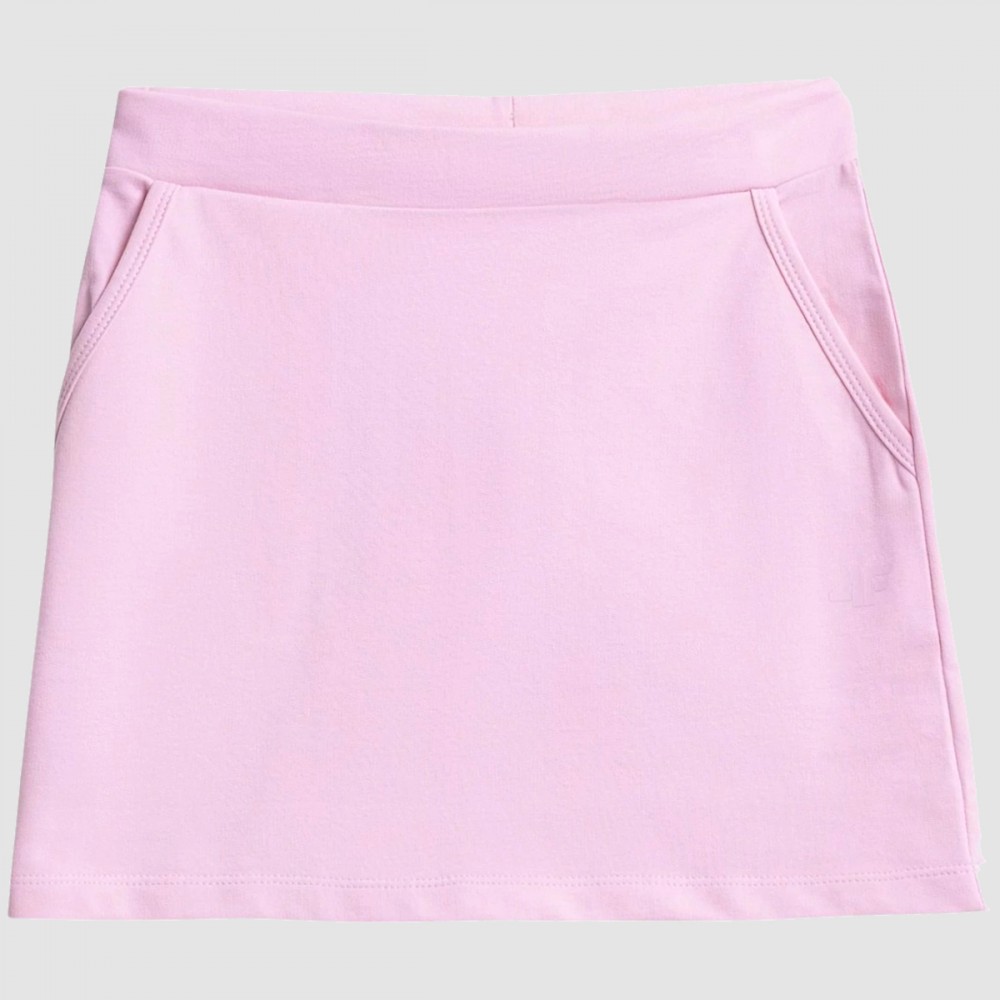 Spódnica Dziewczęca 4F Spódniczka Bawełniana Różowa