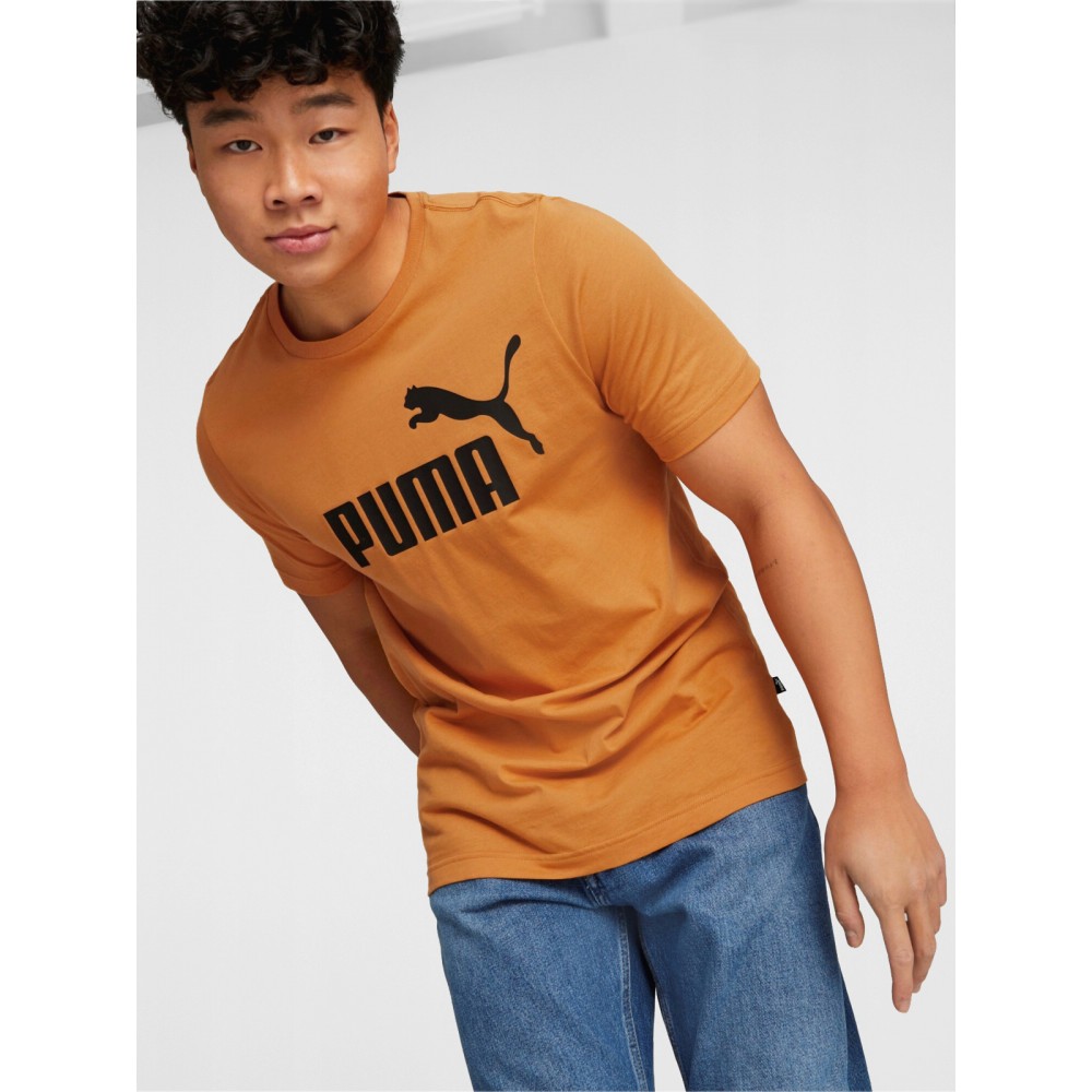 Koszulka Męska Puma Bawełniana T-shirt Żółty