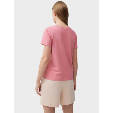 Koszulka Damska 4F Bawełniana T-shirt Różowy