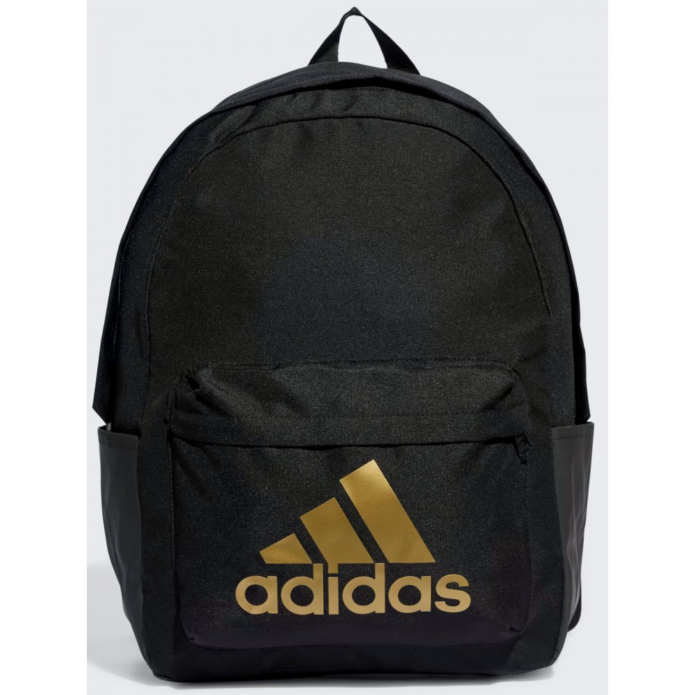 Plecak Adidas Szkolny Sportowy Miejski Czarny Złote Logo