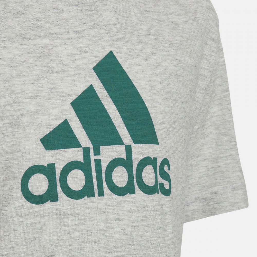T-Shirt Koszulka Dziecięca Adidas Szara Z Krótkim Rękawem