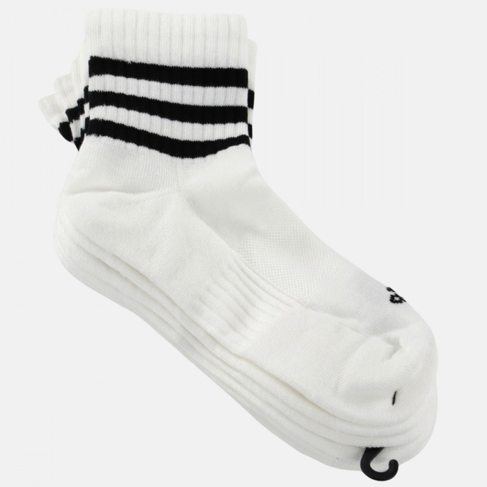 Skarpety Adidas 3 Paski Komplet 3 Pary Białe