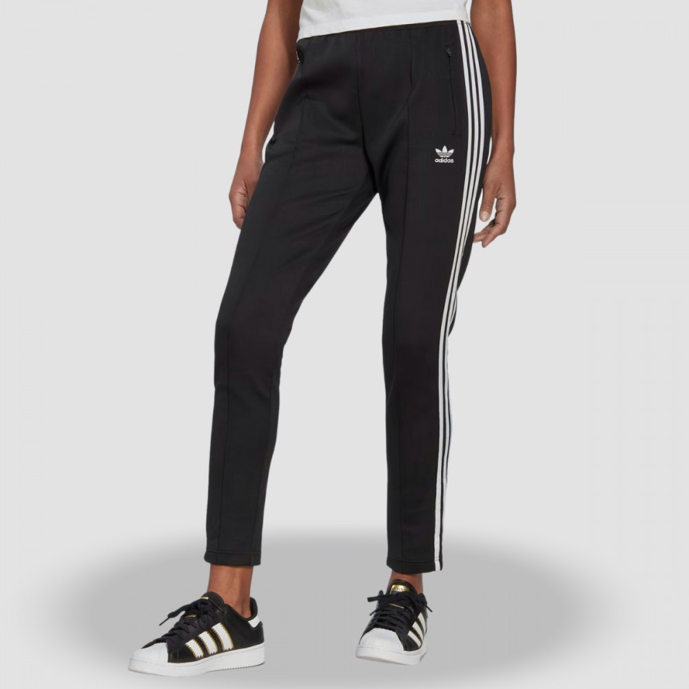Spodnie Dresowe Damskie Adidas Originals 3 Paski Przeszycia Czarne
