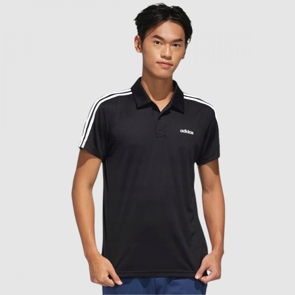 Koszulka Męska Polo Adidas Polówka Treningowa Czarna