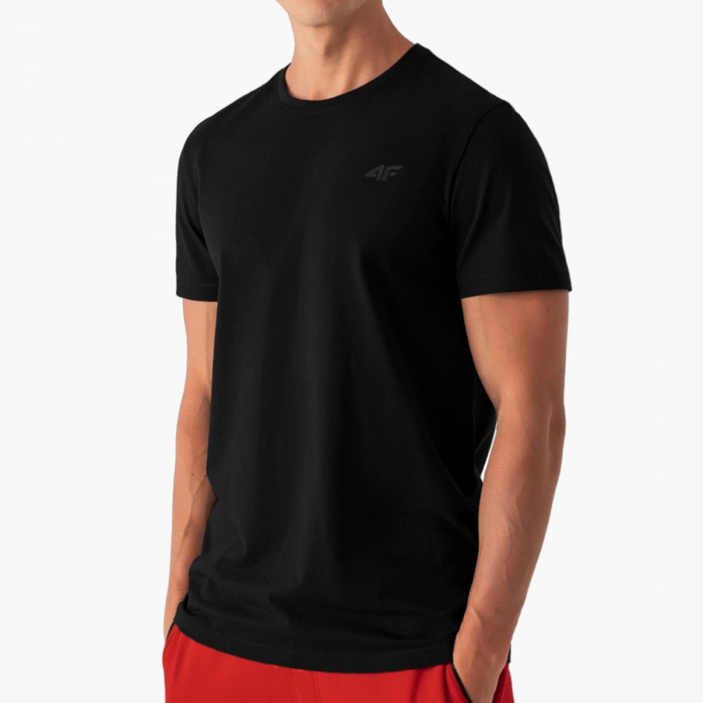 Koszulka Męska 4F T-Shirt Bawełniany Czarny