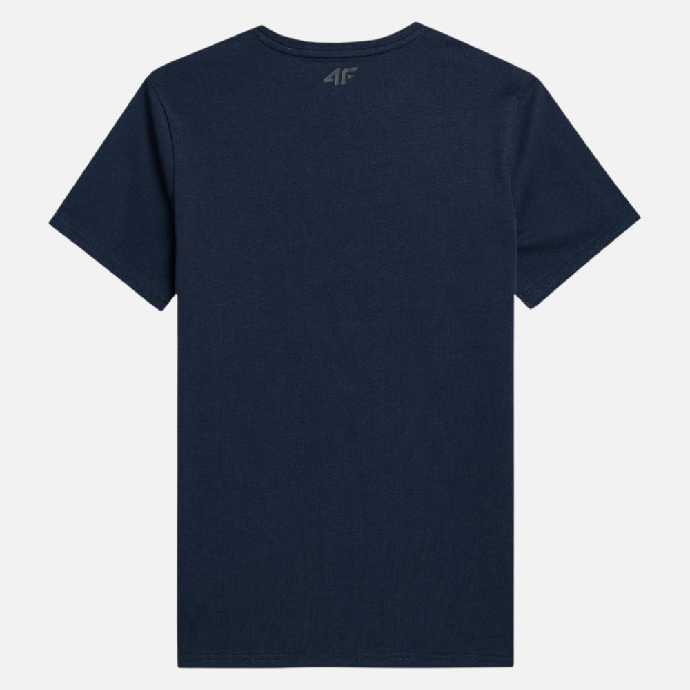 Koszulka Męska 4F T-Shirt Bawełniany Denim