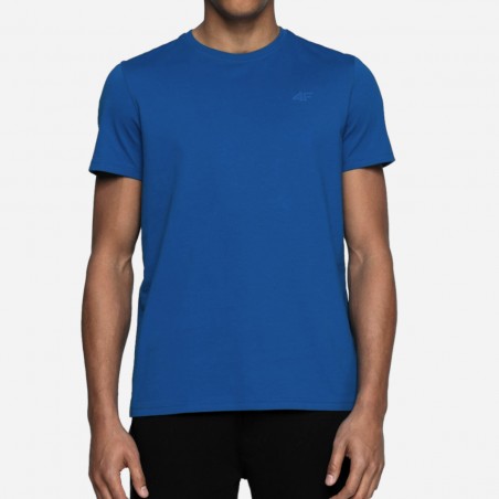 Koszulka Męska 4F Bawełniana T-Shirt Niebieski