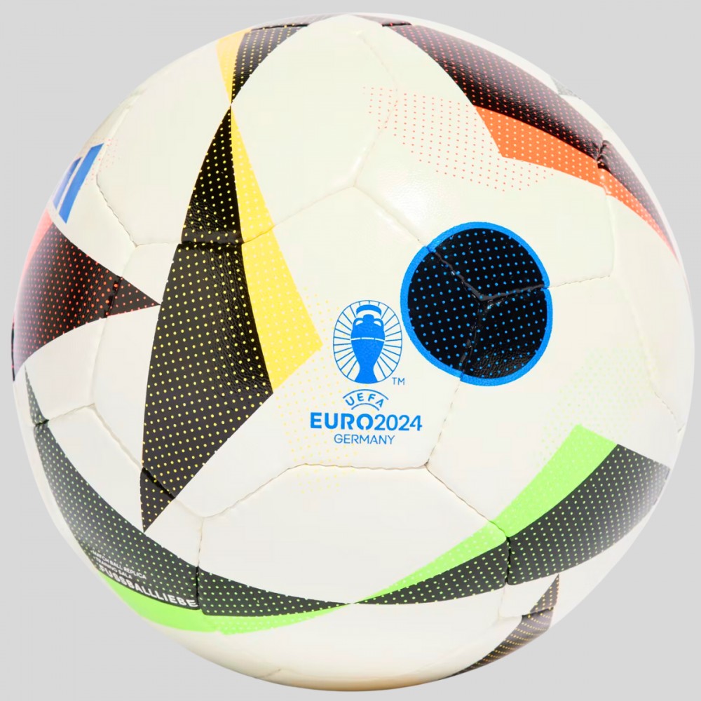 Piłka Halowa Do Futsalu Adidas Euro 2024 Sportowa Biała R.4