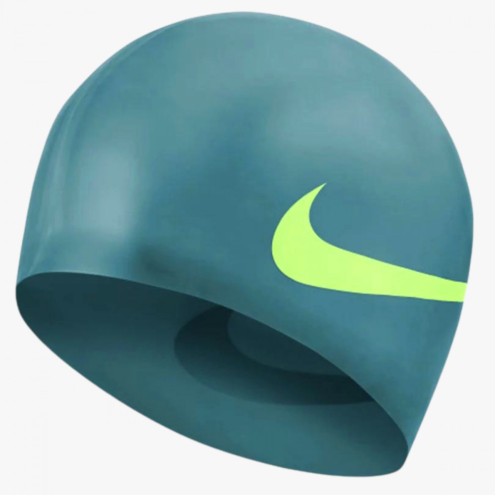 Czepek Pływacki Nike Silikonowy Na Basen dla dorosłych Zielony