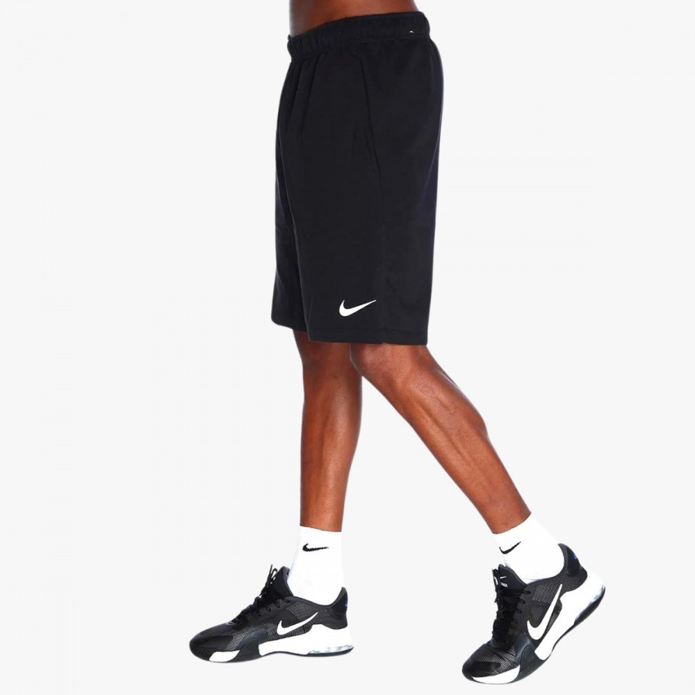 Męskie Spodenki Nike Bawełniane Zapinane Kieszenie Czarne