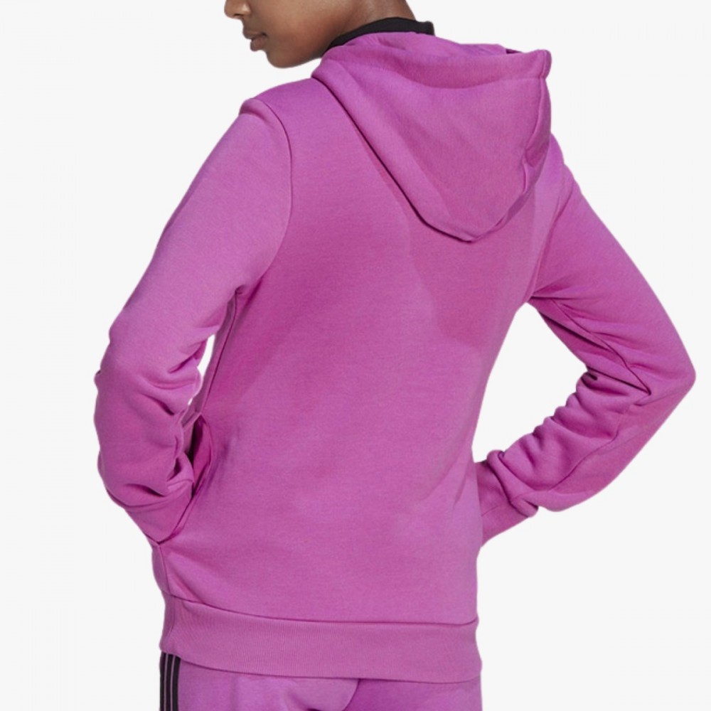 Bluza Damska Adidas Z Kapturem Różowa Bawełniana