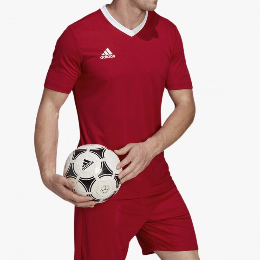 Koszulka Męska Adidas T-shirt Treningowy Czerwony