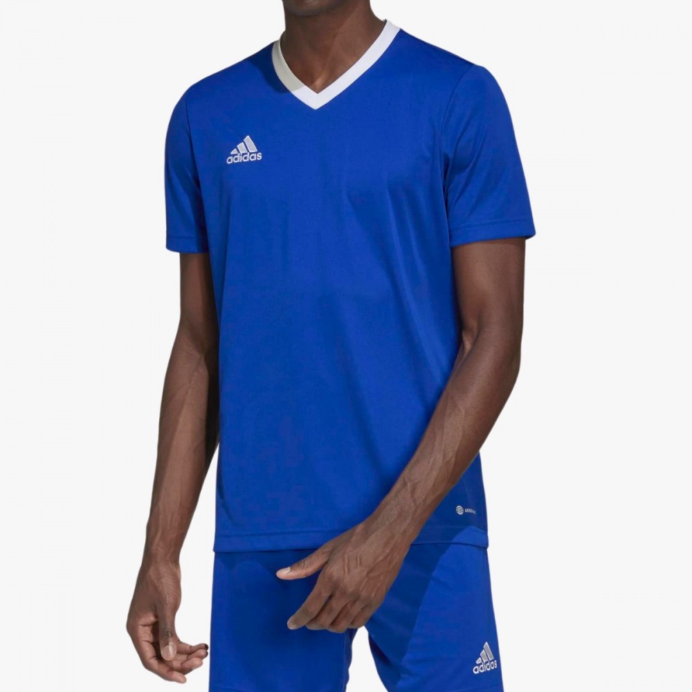Koszulka Męska Adidas T-shirt Piłkarski Niebieski