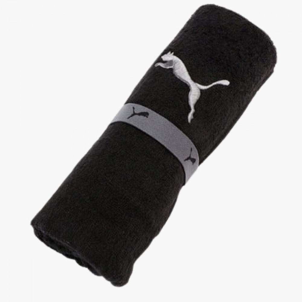 Ręcznik Szybkoschnący Puma Mały Czarny na siłownię