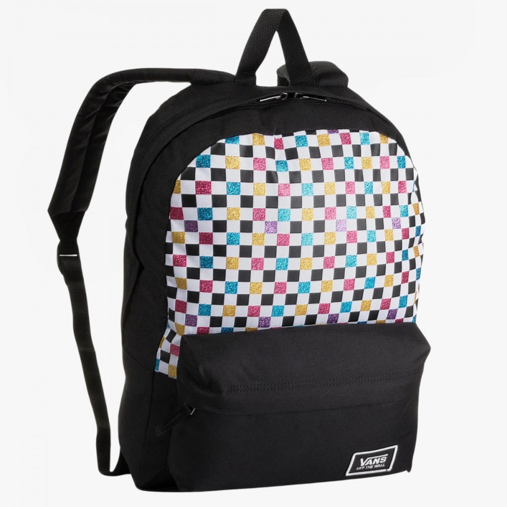 Plecak Szkolny VANS OFF THE WALL Dziewczęcy Damski Szachownica