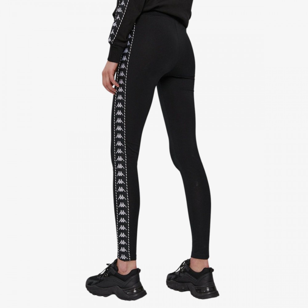 Legginsy Damskie Kappa Bawełniane Czarne