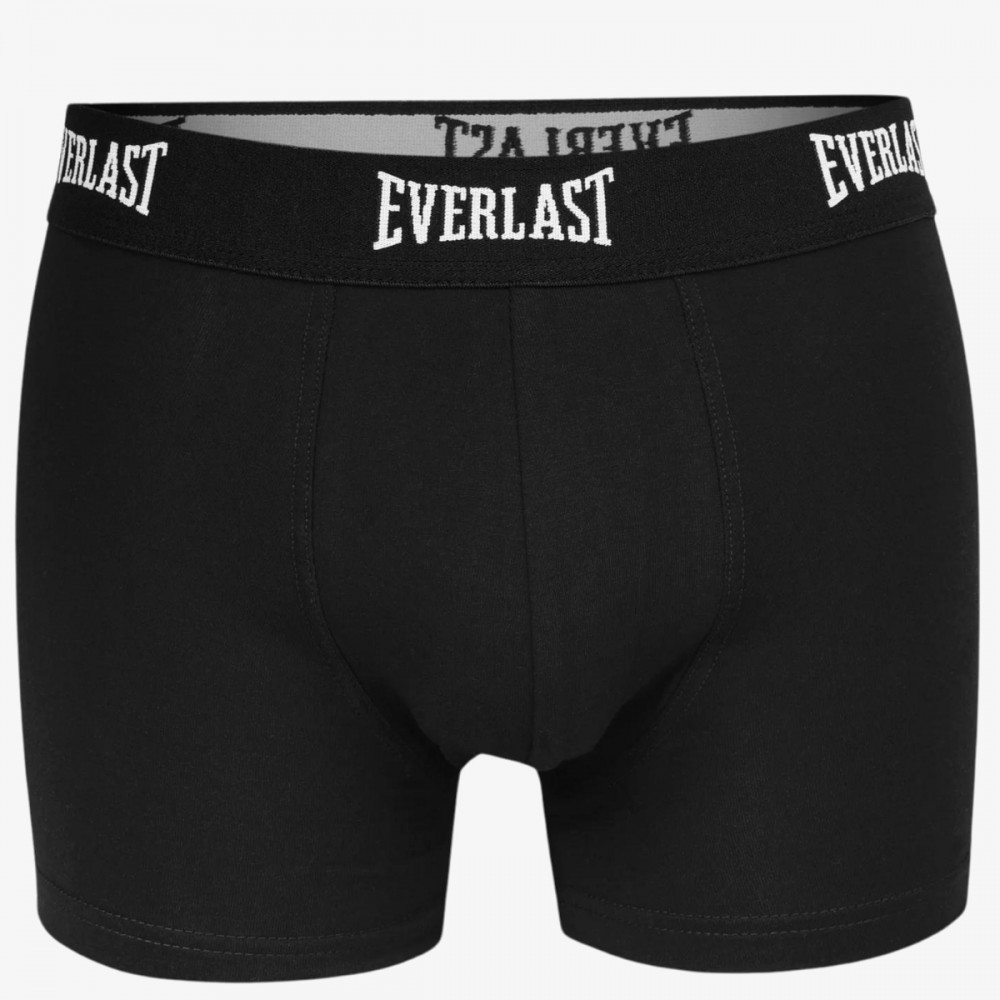 Bokserki Męskie Everlast Majtki Czarne 4-Pak