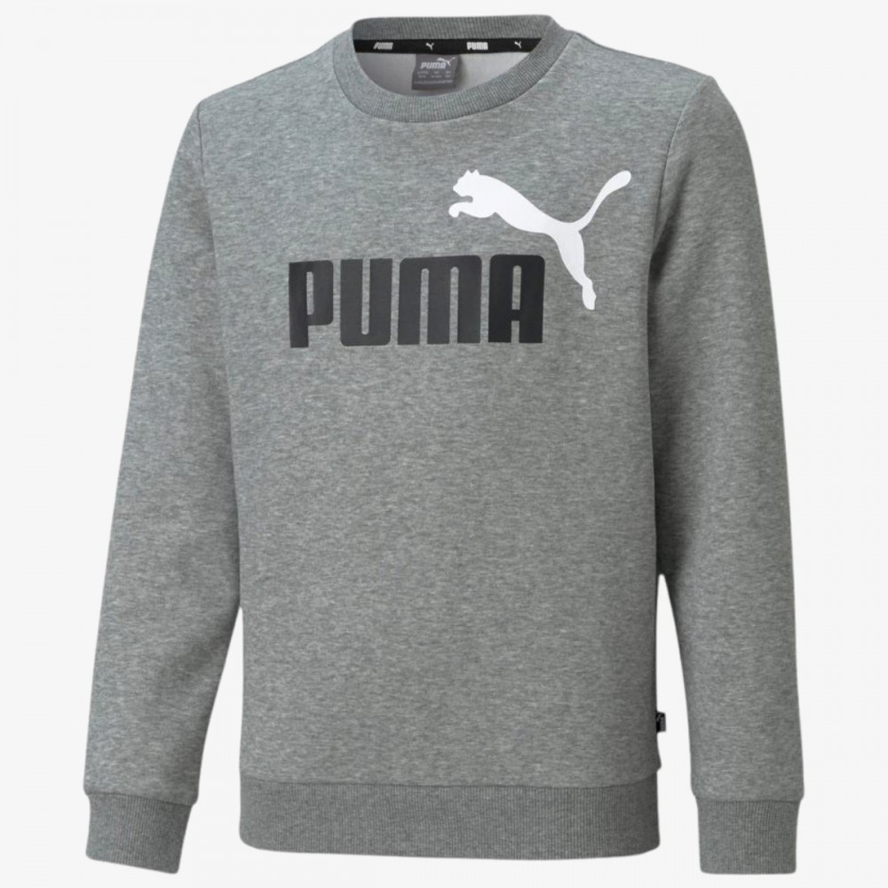 Bluza Dresowa Puma Chłopięca Szara Ocieplana