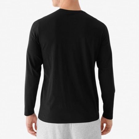 Męski Longsleeve 4F Koszulka z długim rękawem Czarna