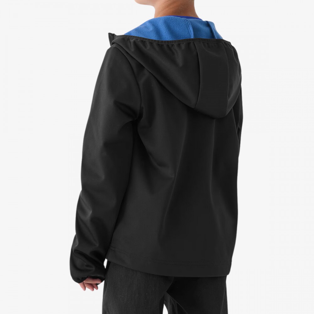 Kurtka Chłopięca Softshell 4F Membrana 5000 Zapinane kieszenie