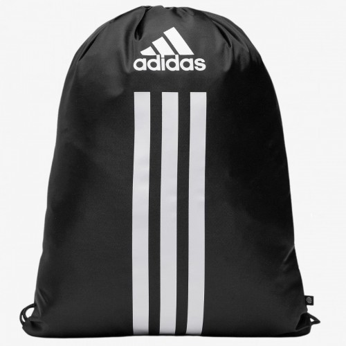 Worek Adidas do szkoły na WF Czarny Zapinana kieszeń | Darcet