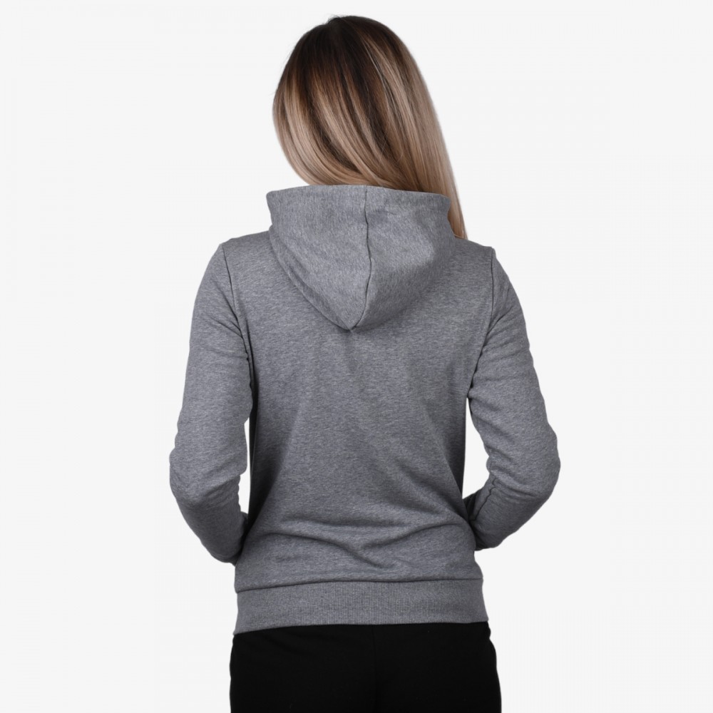 Bluza Damska Dresowa Puma Rozpinana z kapturem Szara