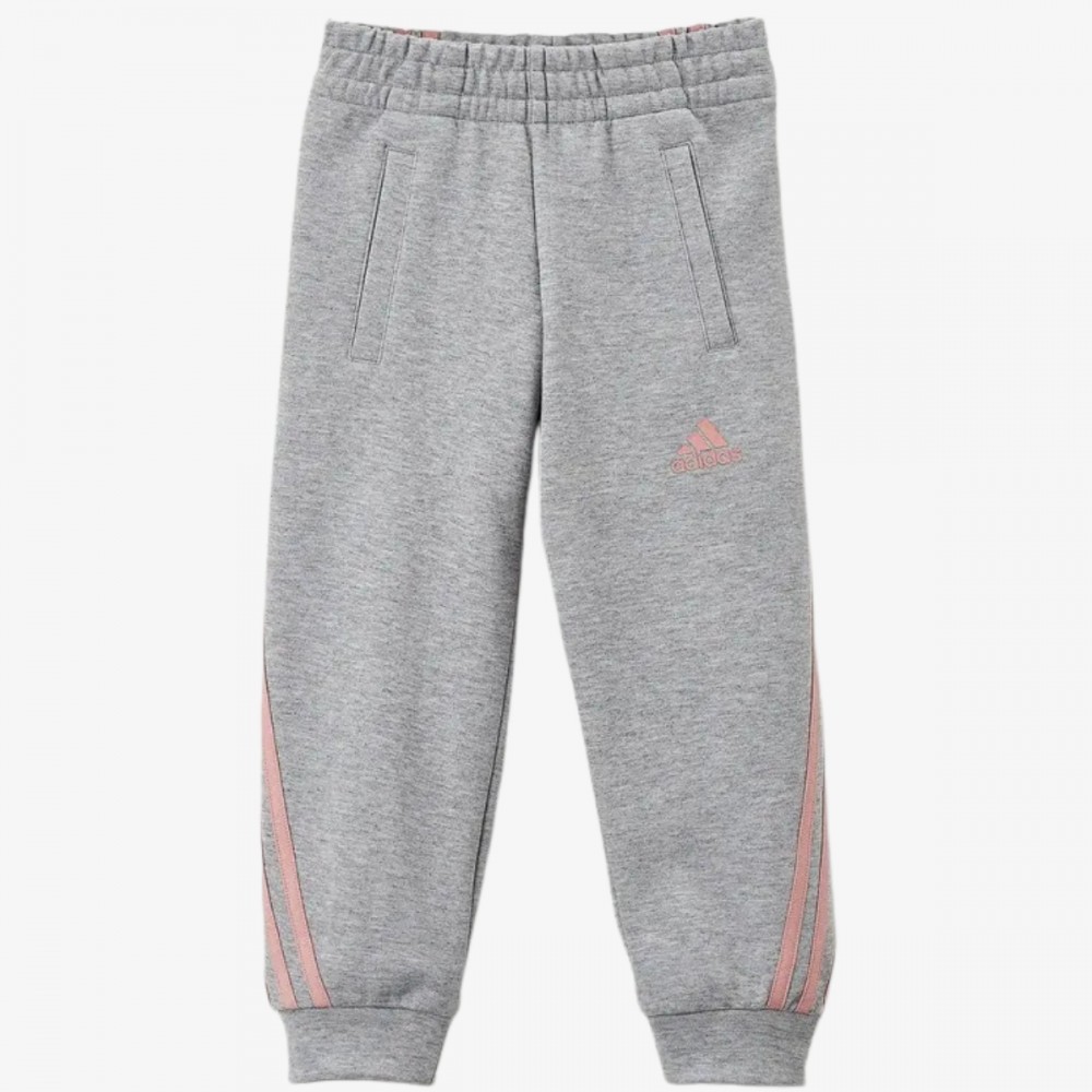 Spodnie Dresowe Adidas Dziewczęce Szare