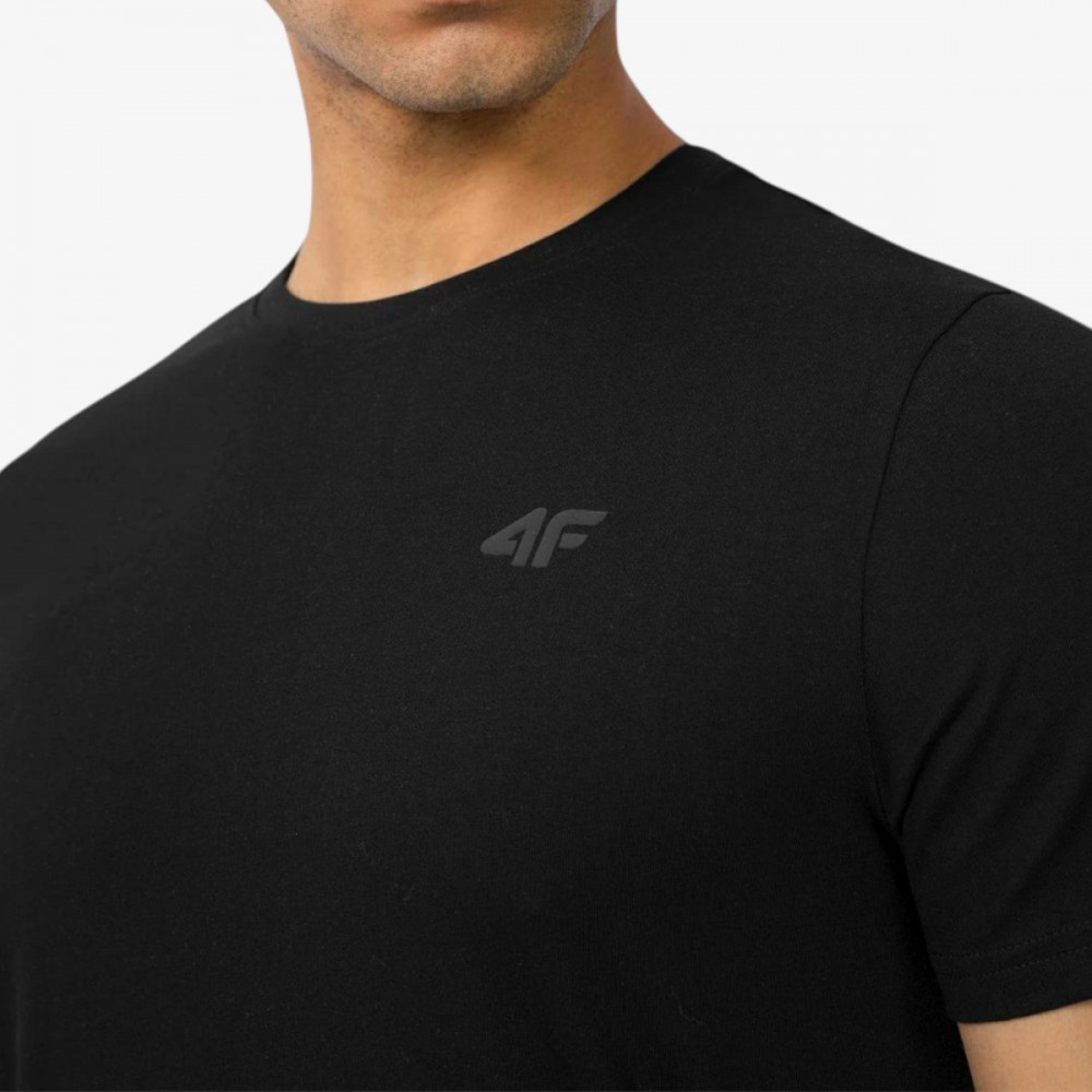 Koszulka Męska 4F T-shirt Bawełniany Czarny