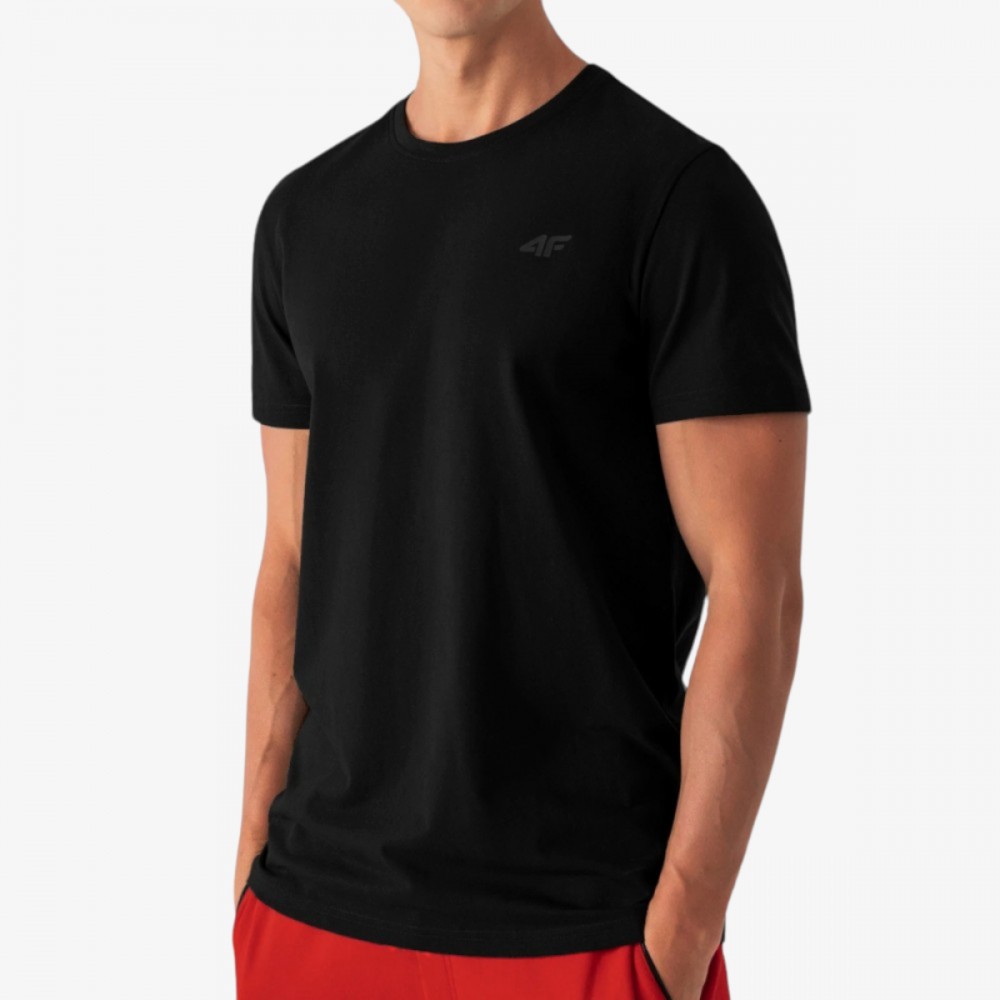 Koszulka Męska 4F T-shirt Bawełniany Czarny