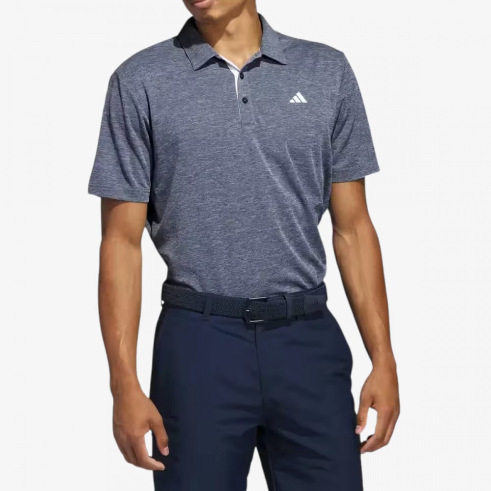 Koszulka Męska Polo Adidas Oddychająca Niebieska