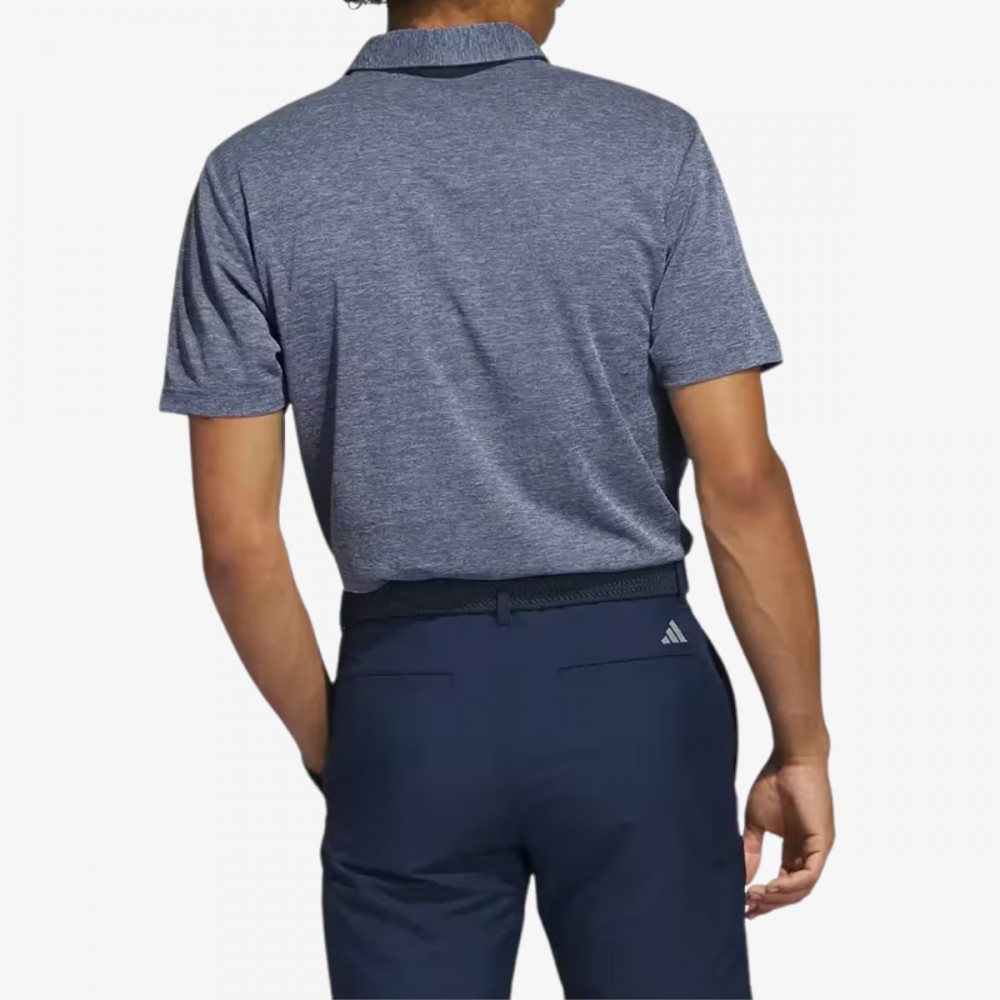 Koszulka Męska Polo Adidas Oddychająca Niebieska