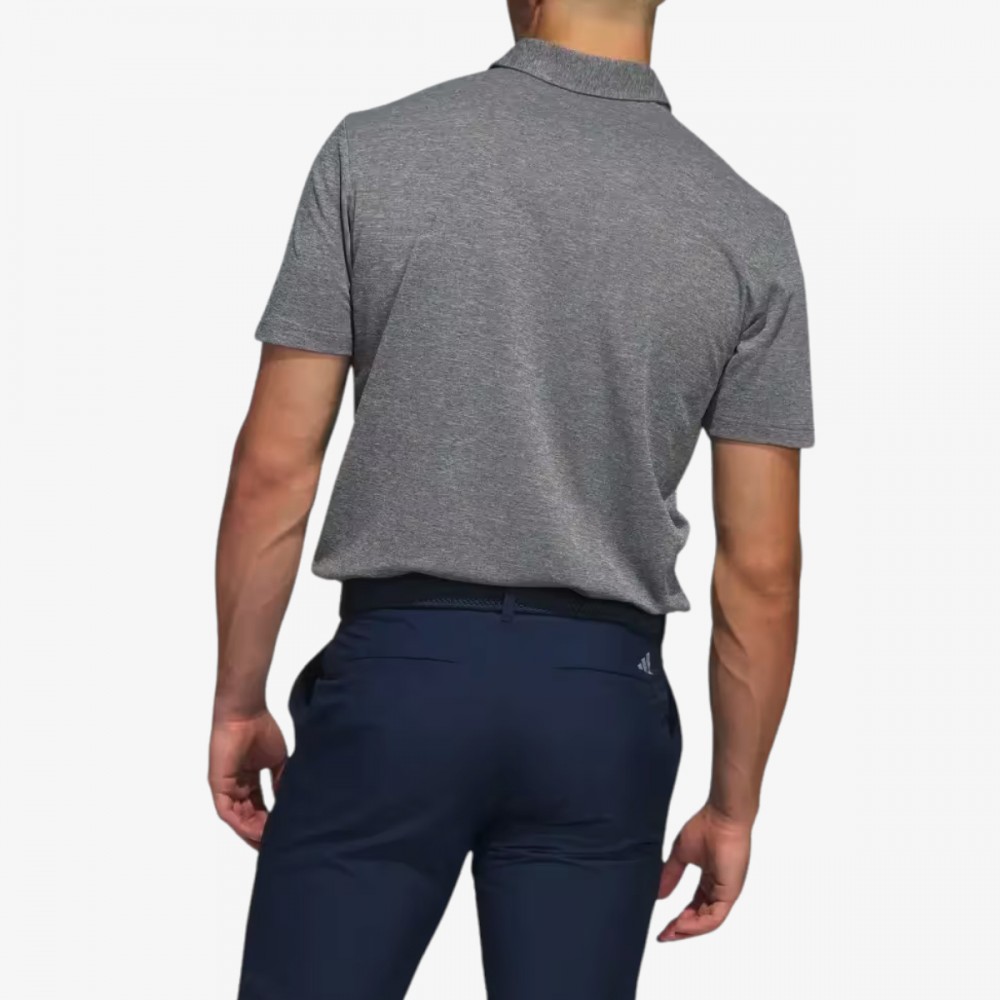Koszulka Męska Polo Adidas Oddychająca Szara