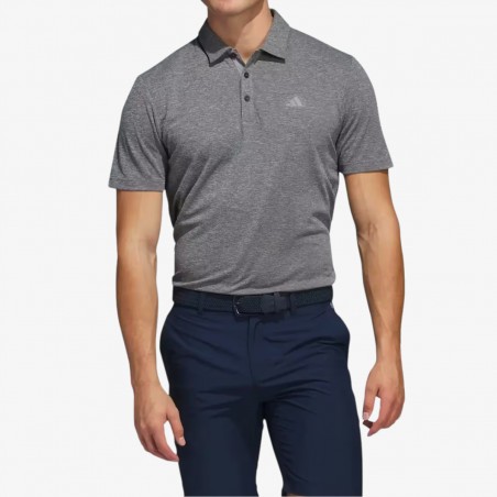 Koszulka Męska Polo Adidas Oddychająca Szara
