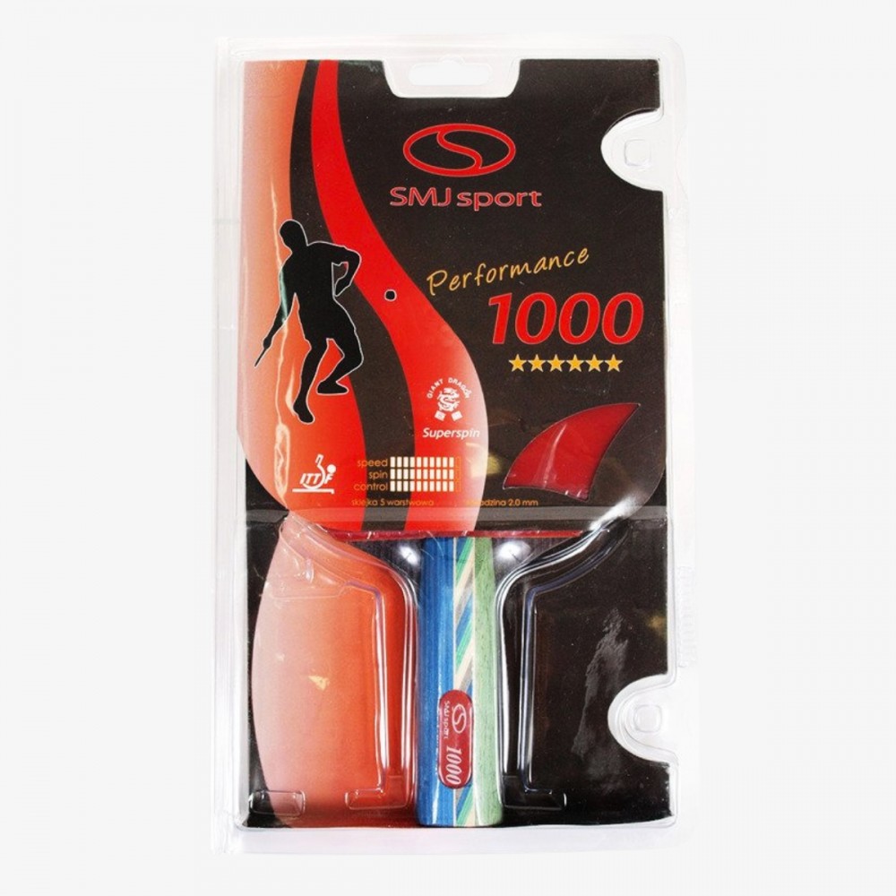 Rakietka do Tenisa Stołowego SMJsport Paletka 1000