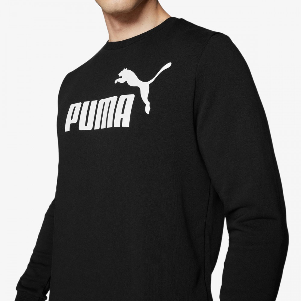 Bluza Puma Męska Dresowa Bawełniana Czarna