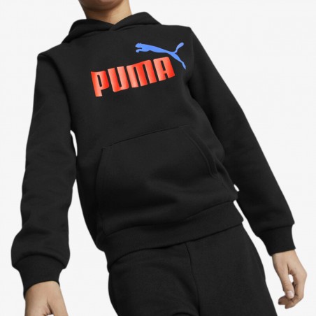 Bluza Puma Chłopięca Bawełniana Z Kapturem Czarna