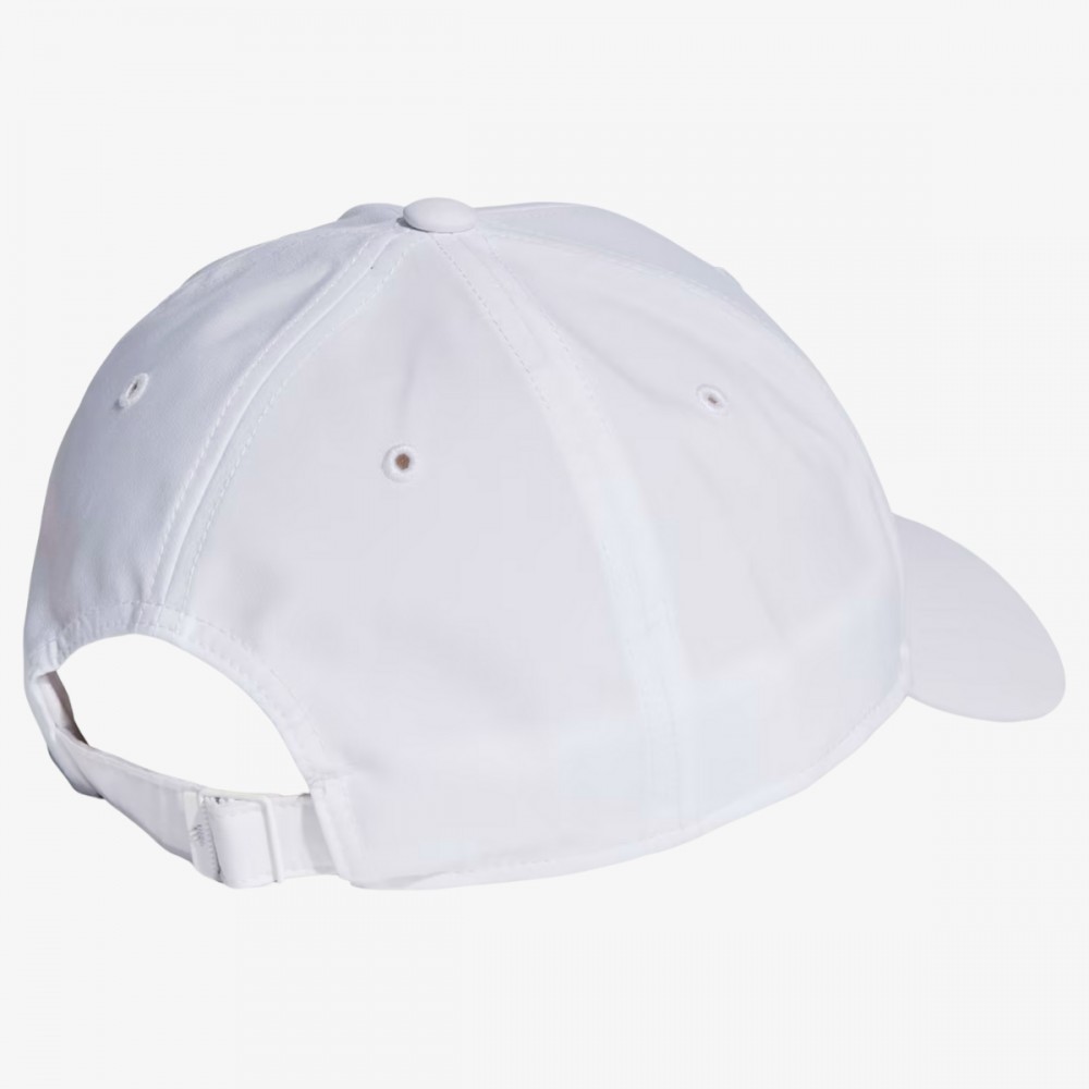 Czapka z Daszkiem Adidas Bejsbolówka Biała Metalowe Logo