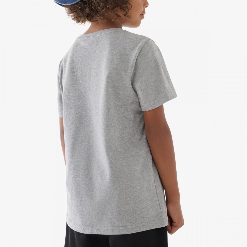 Koszulka Bawełniana 4F Chłopięca WF T-Shirt Junior Szara