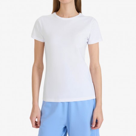 Koszulka Damska 4F Slim Fit Bawełniana Biała