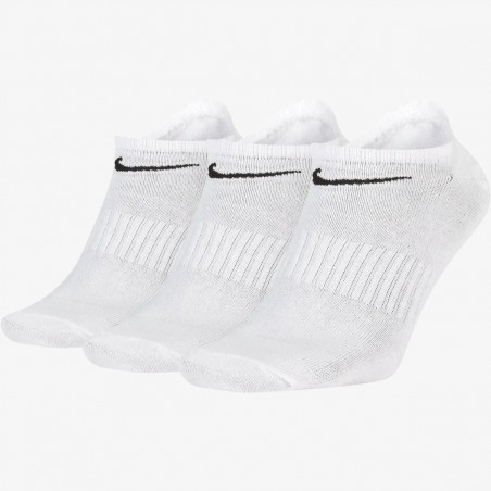 Skarpety Nike Dry-Fit Stopki Bawełniane Białe 3 Pary