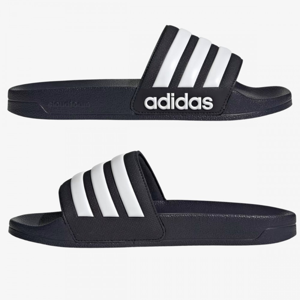 Klapki Adidas Adilette Basenowe Czarne 3 Paski