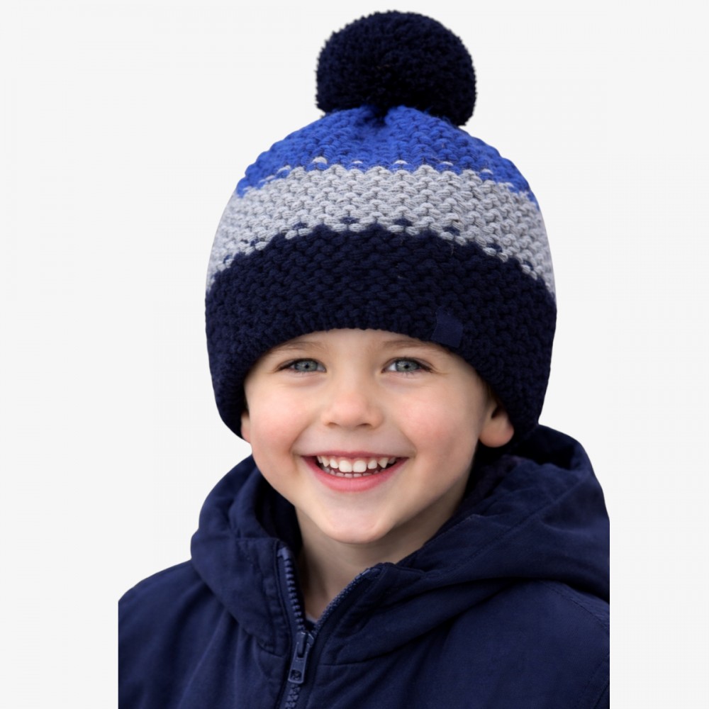 Czapka Zimowa 4F Chłopięca Z Pomponem Ocieplana