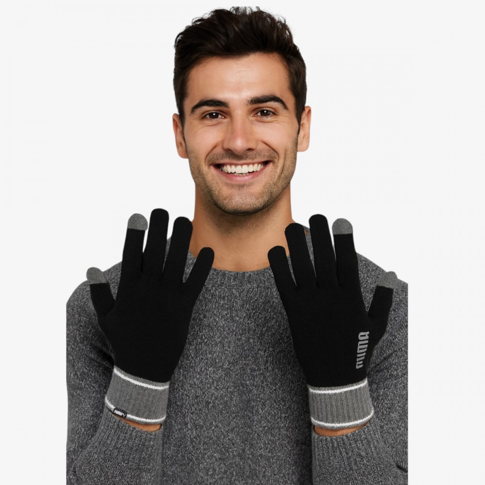 Rękawiczki Zimowe Puma Dotykowe Czarne