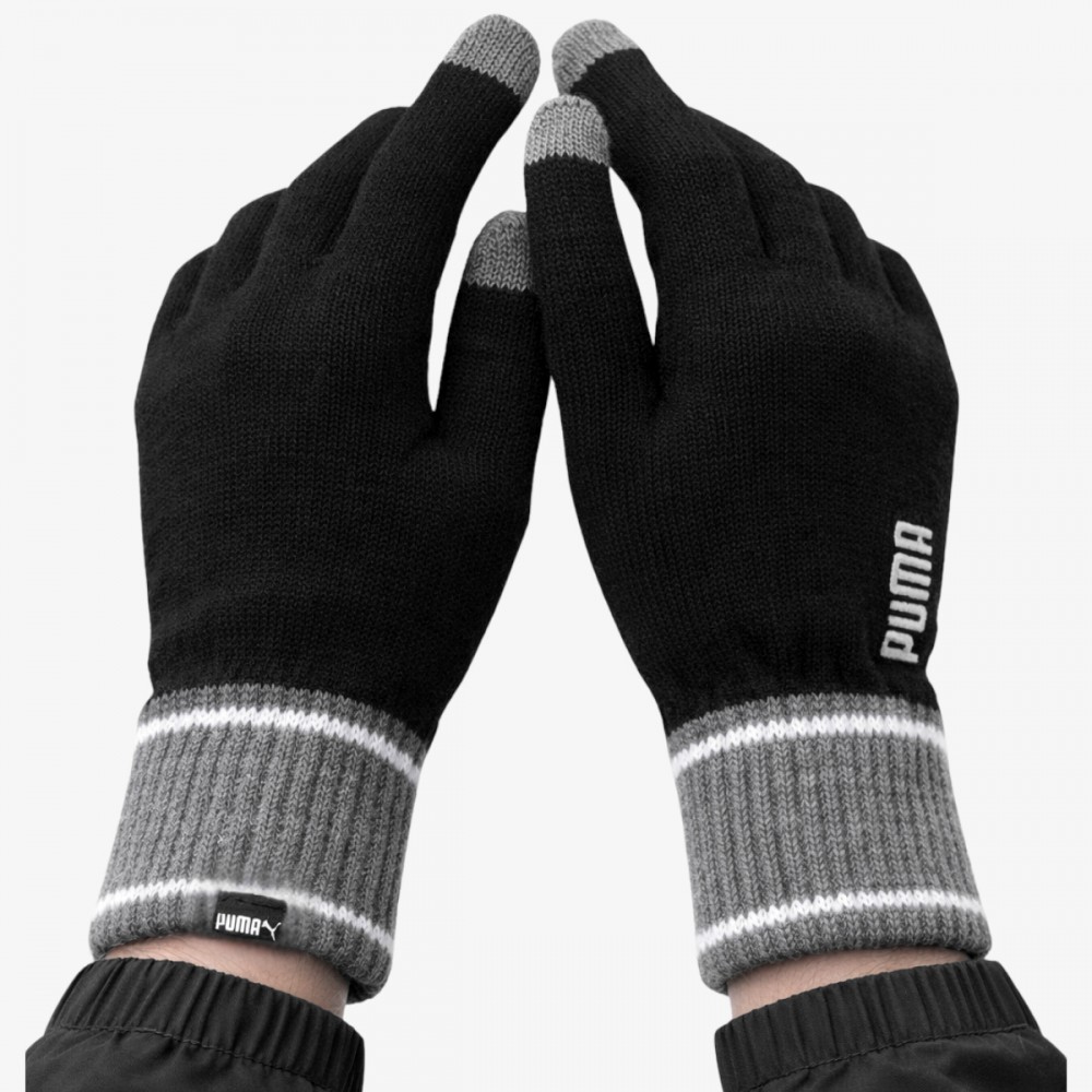 Rękawiczki Zimowe Puma Dotykowe Czarne